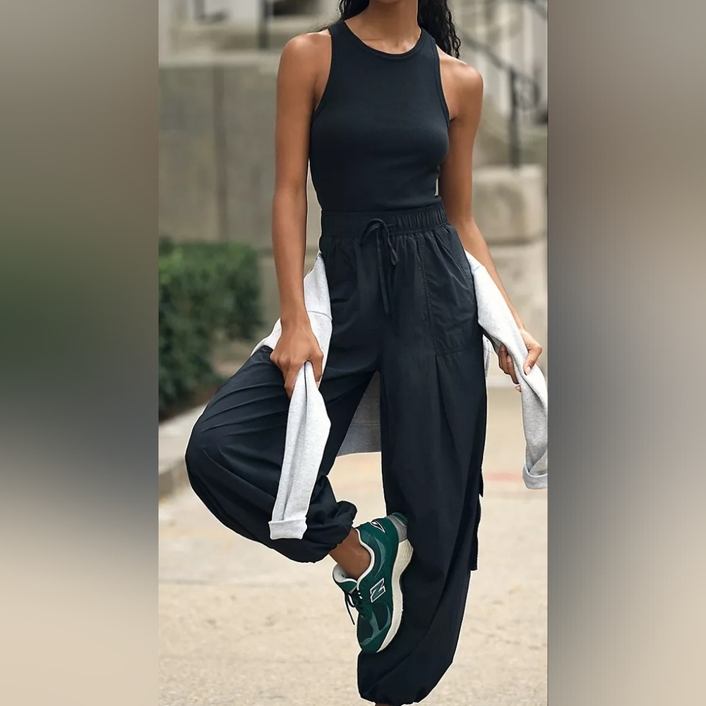 Anthropologie Daily Practice Messa Black Jumpsuit NWT